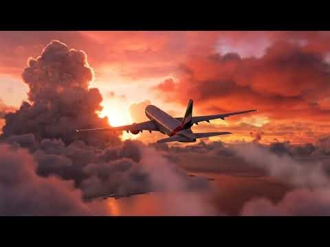 Relaxing Flight Experience | Beautiful Sky Views
