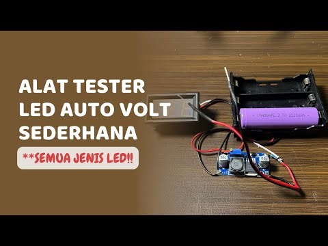 CARA MEMBUAT ALAT TESTER LED AUTO VOLT SEDERHANA | DIY ELEKTRONIK