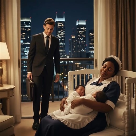 A Billionaire Comes Home and Finds His Black Housemaid Sleeping on the Floor with His One-Year-Old Twins. The Ending Is Shocking… The marble floors of the Bennett mansion gleamed under the golden light of sunset as Richard Bennett walked in, briefcase in hand. He was a billionaire — a man who had built his empire from scratch, driven by ambition and an unyielding work ethic. His penthouse was always immaculate, cared for with precision by a small but loyal staff. That’s why what he saw next left