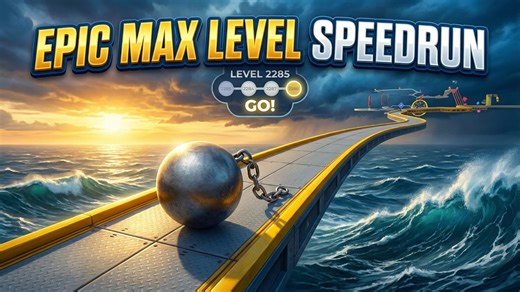 Conquering max levels in Big & Small Going Balls speedrun