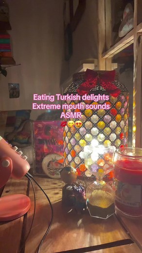 ASMR eating #mouthsounds #asmr #asmrtiktoks #fyp | turkish delight