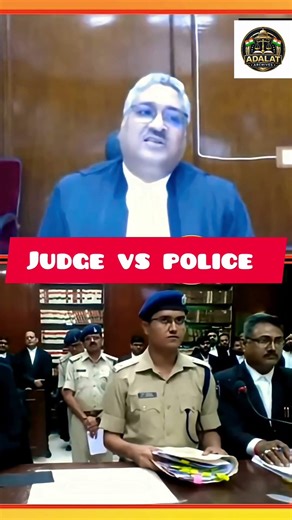 Fire judge 🆚️ police |judge scold police