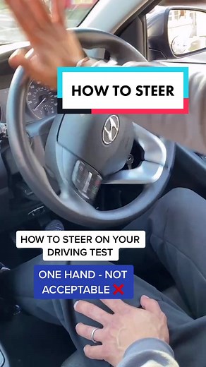 CORRECT STEERING METHOD #drivingtest #drivinglessons #easyrecipe | hand over hand steering