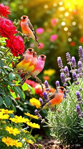 Watch Little Birds Fly and Sing in Nature #NatureLovers #BirdWatching #BeautifulTrees