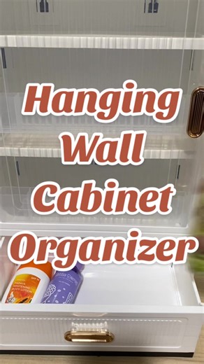 Pwedeng pwede sa mga skincare 😍😍ganda! #foldable #organizer #wallcabinet #fyp