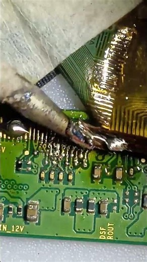 How to manually bond a flexible Cof that has come loose on the Tcon