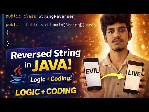 Reversed String Explained in Tamil | Easy Logic + Coding 💡