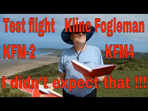 Test Flight Flying Wing morphing Kline–Fogleman wing sections Part 2