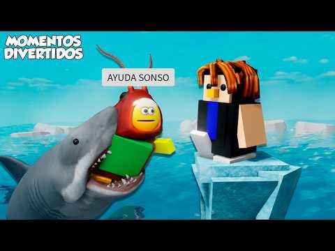 PELEA DE PINGÜINOS MOMENTOS DIVERTIDOS (KNOCKOUT) (ROBLOX)