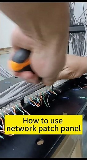 How to use network patch panel? #network