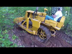 Caterpillar D2 #5U-4399 Cutting a Trail Through the Woods