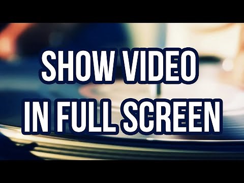 Show video in full screen shortcut key in window media player
