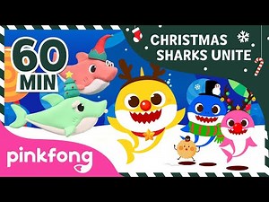 Christmas Sharks and more | +Compilation | Baby Shark Medley | Pinkfong Songs for Children