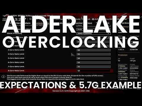 Alder Lake Overclocking: Expectations & 5.7GHZ 12900K Example (feat. Maximus Z690 Extreme)