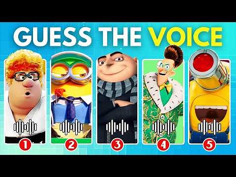 Guess Despicable Me 4 Movie Characters By Their Voice ~ Mega Minion Quiz