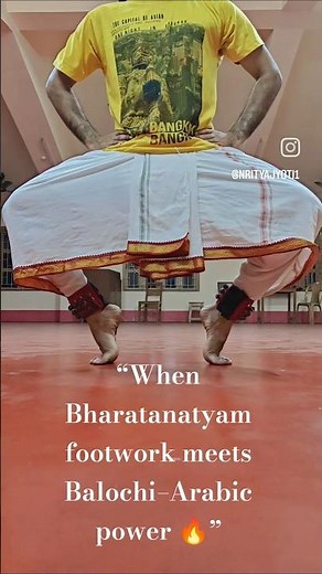Bharatanatyam Footwork Fusion 🔥 | Dhurandhar Balochi Arabic Beat | Indian Classical Dance