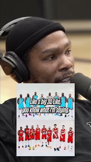 Kevin Durant Names the REAL NBA Big 3 - “It’s a Big 30 Now” 👉 #shortsvideo #shorts #kevindurant