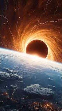 This Is What a Black Hole Would Do to Our Planet #shorts #blackhole