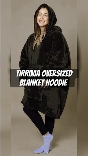 Tirrinia Oversized Hoodie Blanket Sweatshirt