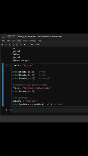Strings en Python: Indexación, Slicing e Inmutabilidad