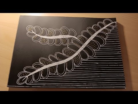 Golden Flow on Black | Relaxing Abstract Pattern for Anxiety Relief