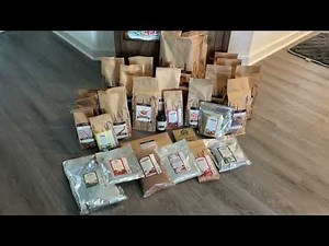 Azure Standard Organic Grocery Haul & Prices! Buying Bulk on a Budget! $300 Pantry Stock Up! #vegan