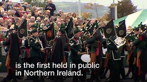 140K views · 3.1K reactions | The Royal Irish Regiment have been presented with new colours by Prince Andrew in Belfast | BBC News NI | Facebook