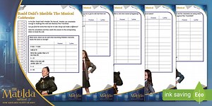 Matilda the Musical: Codebreaker Activity Sheet [Ages 7-9]