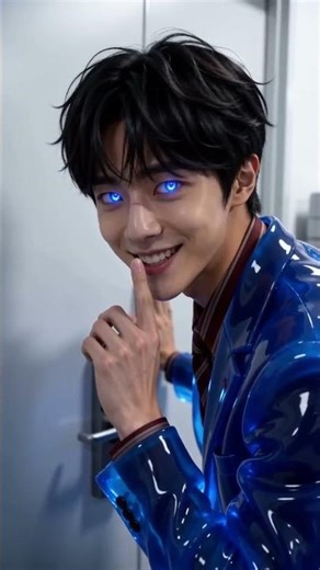 JINU Drank Glowing Ink to Escape My Boss RUMI... 😱 (AI Office Chaos)#kpop #shorts