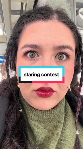staring contest #staringcontest