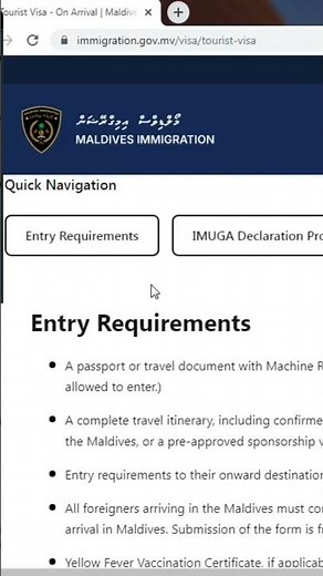 How to do Maldives Travel Declaration Online Complete Guidance