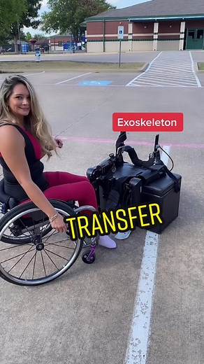 How I transfer to my bionic suit #learnontiktok #morethanawoman #disability #SoFiMoneyMoves