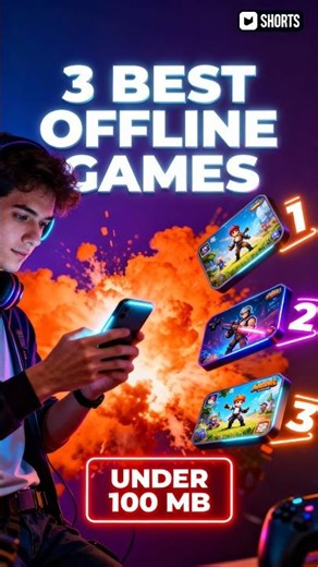 Top 3 BEST Mobile Games Under 100MB | 100% Offline#shorts #gaming