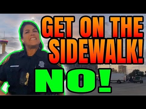 Get Back on the Sidewalk! No, Yes, No, Yes, No! Copsplaining 101- First Amendment Audit