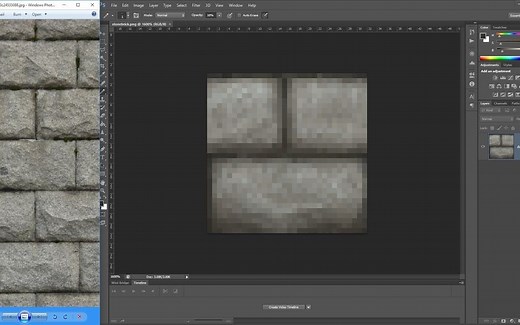 如何用Photoshop制作《我的世界》中方块的纹理？