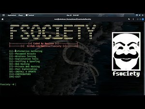 Fscociety Tools Installation in Kali Linux – Fsociety in Kali Linux