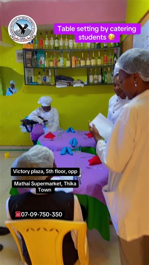 🍽️ Think you know table setting? Think again! Caption: Table setting is more than just placing plates and spoons. Join Havard Institute today and learn the art of catering, cooking, and hands-on practicals. 📚 Enrollment ongoing ,secure your spot now!