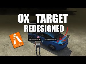 Ox_target Redesign for Fivem Server - QBX / Qbox / Qbcore / Esx - NEW!
