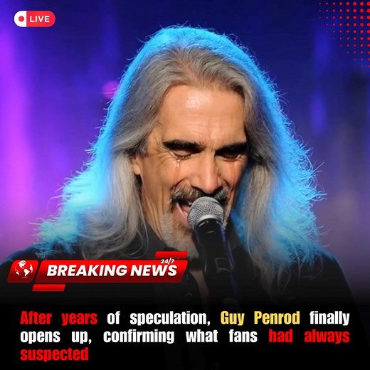 For years, whispers of change surrounded Guy Penrod, the beloved gospel singer known for his powerful voice and deep faith. Fans noticed subtle shifts in his career, his public appearances, and his personal life, but the full story remained a mystery. Now, after much speculation, Penrod has broken his silence, revealing the truth that many had only guessed at but never confirmed. In an emotional statement, the singer shared intimate details of a personal struggle that had quietly shaped his rece