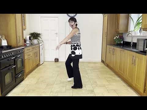 Stomping Ground Line Dance Demo & Practice with music & instruction