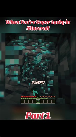 When You're Super Lucky in Minecraft: Epic Moments
