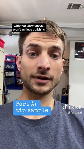 tool tip for #dremel for polishing steel