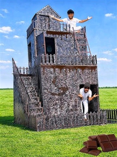 Living 24 Hours in a Chocolate House Challenge