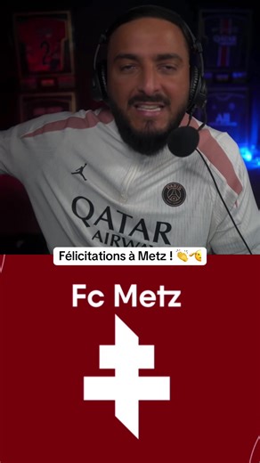 Félicitations à Metz ! 👏🫡@L’immigré parisien #fyp #pourtoi #psg #metz #ligue1