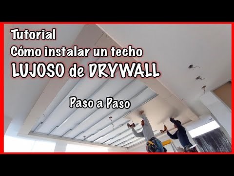 How to Install a Drywall Ceiling | Perfectly Step-by-Step for Beginners! Video 1/2