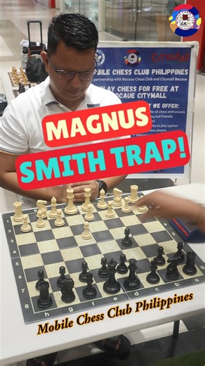 229K views · 1.7K reactions | Even a 6-year-old can execute this brilliant trap! The Magnus Smith Trap is a must-know trick for beginners, turning the Sicilian Defense into a nightmare for Black. A sneaky bishop sacrifice forces Black to lose their queen in just 10 moves! Learn it, use it, and win games effortlessly! ♟ #winningdrink #Chess #MCCP #catur #chessopenings | Mobile Chess Club Philippines | Facebook