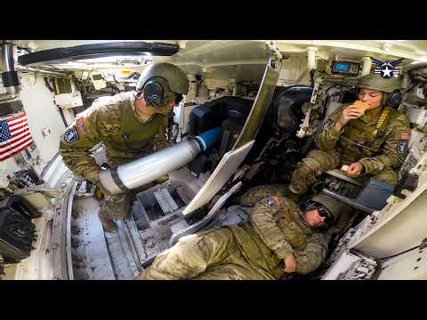 How US Army Female Abrams Tank Crews SLEEPS, EAT to Survive Long Missions!