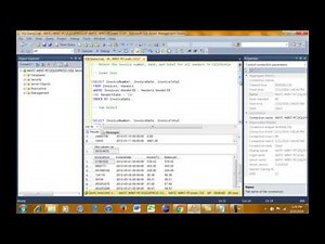 SQL Sub Select Statements