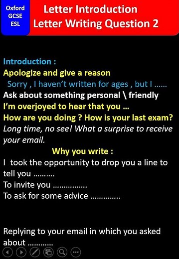 Letter Writing (2) Questions 2 Oxford GCSE ESL
