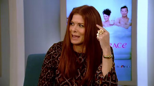 Debra Messing sings 'Tomorrow'